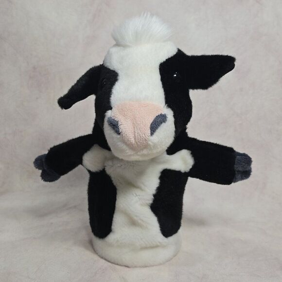 Cow Long Sleeve Glove Puppet by The Puppet Company - Picture 4 of 7